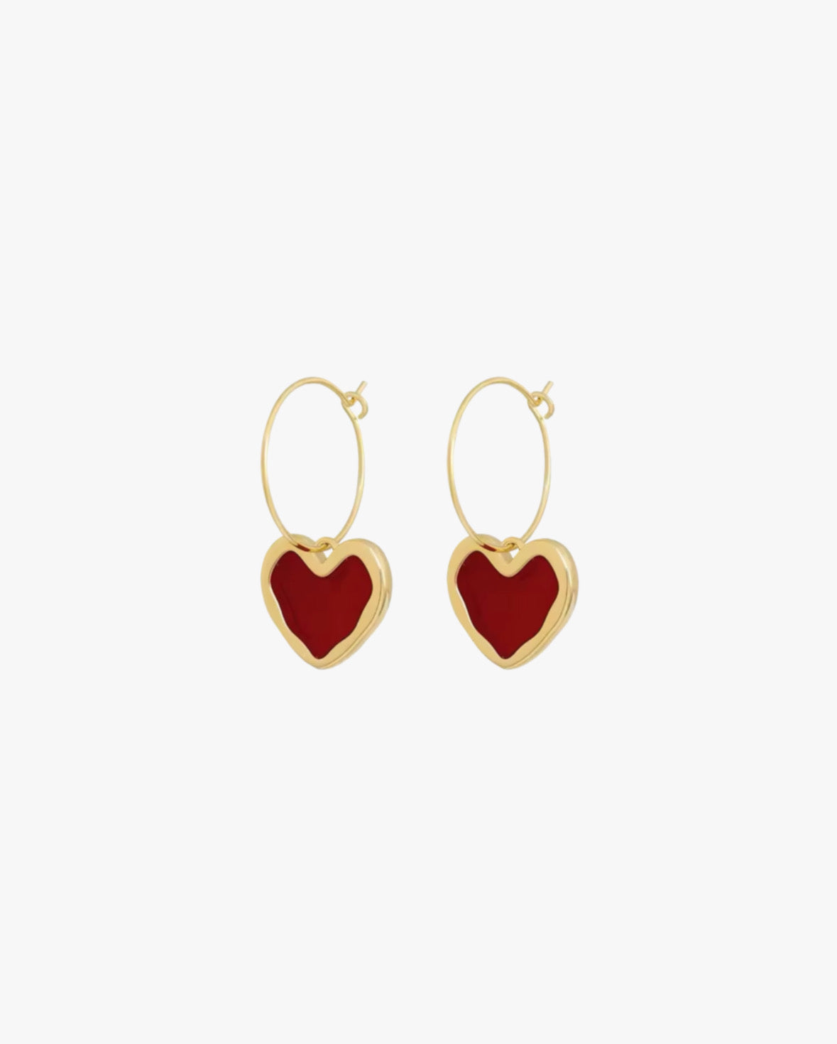 RED HEART EARRINGS
