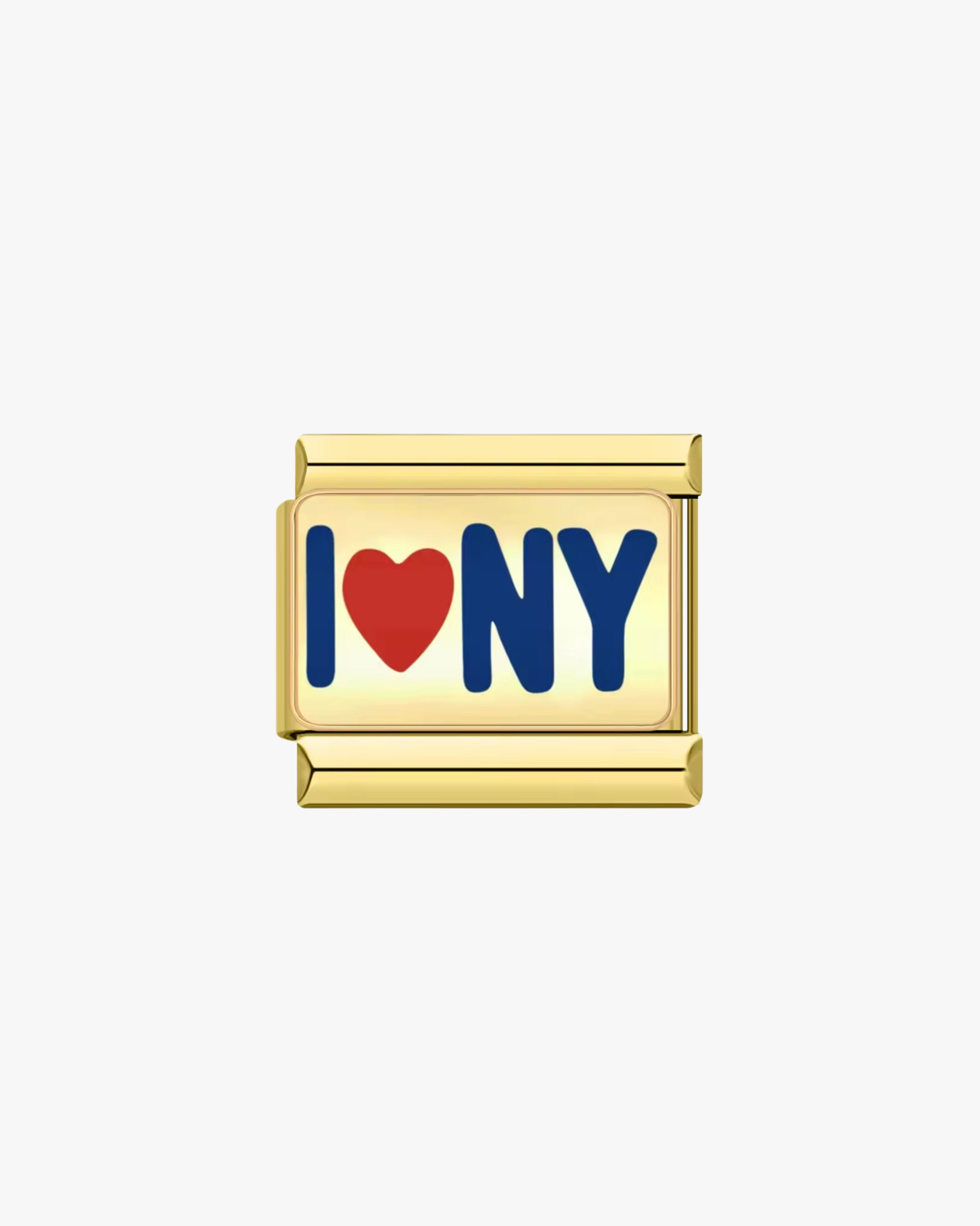 I LOVE NY CHARM - GOLD