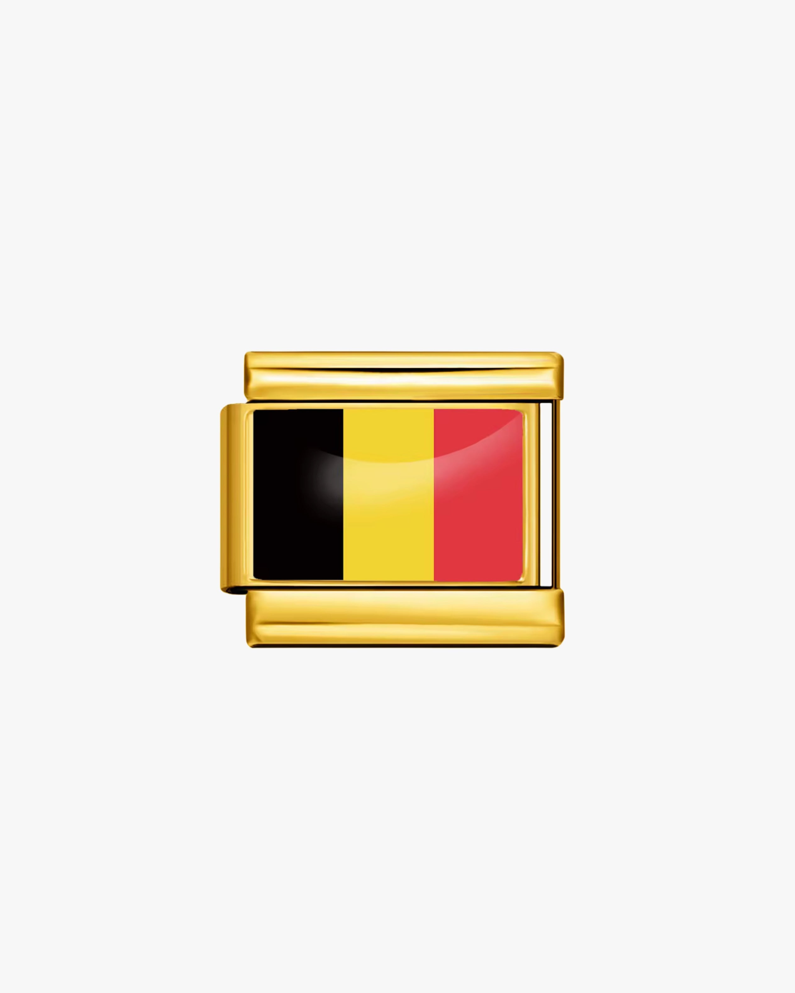 BELGIUM FLAG CHARM - GOLD