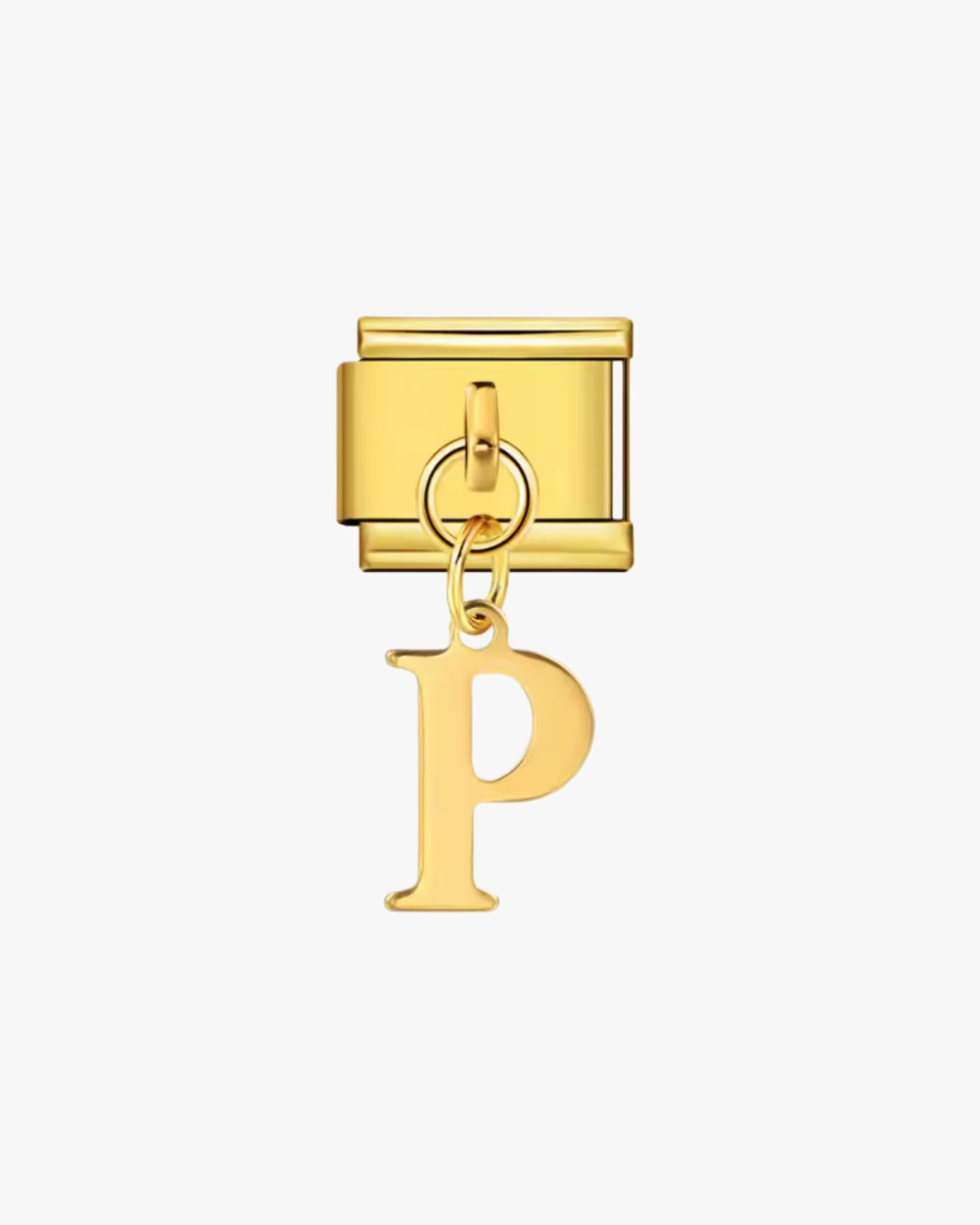 P LONG CHARM - GOLD