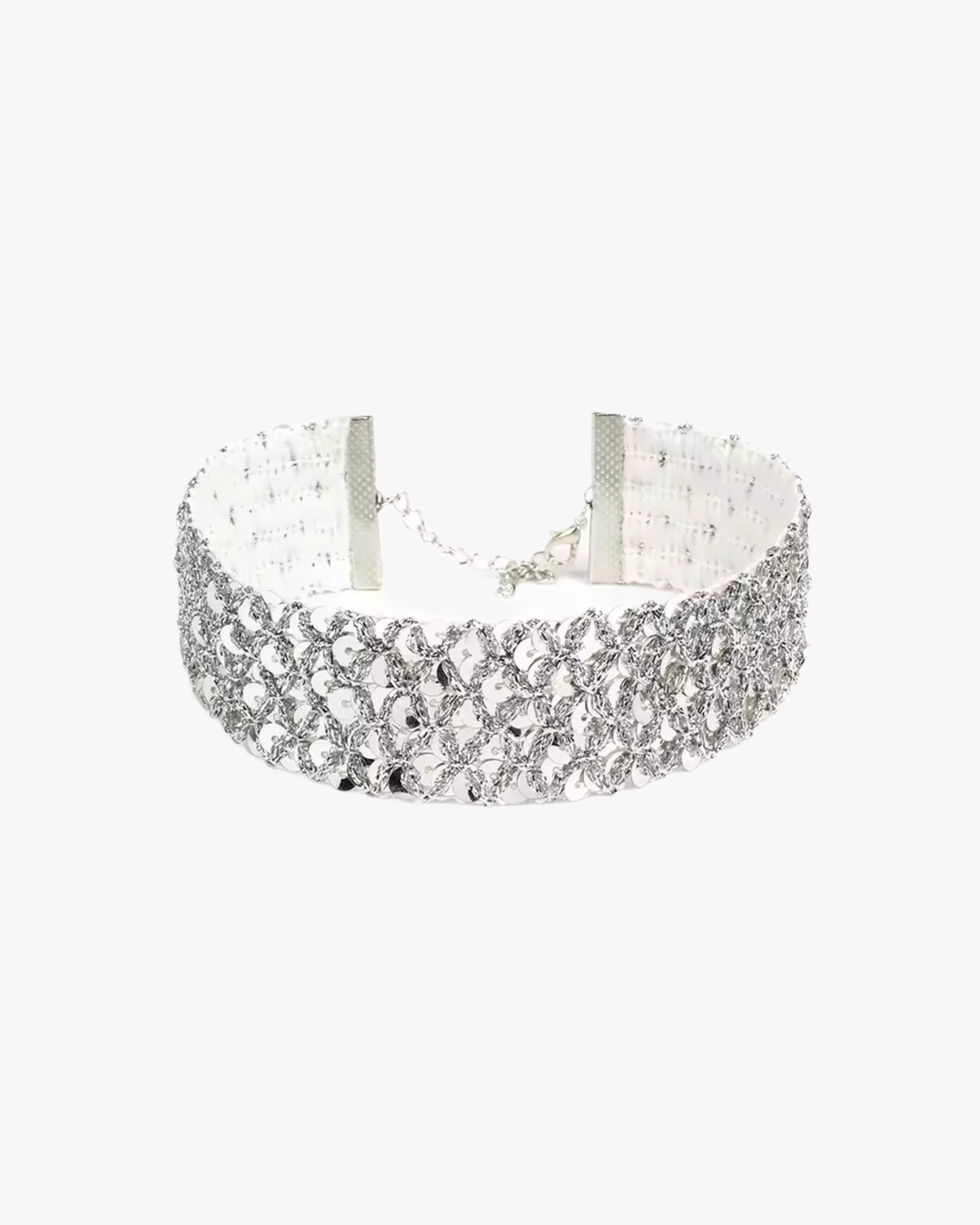 ADELINE CHOKER - SILVER