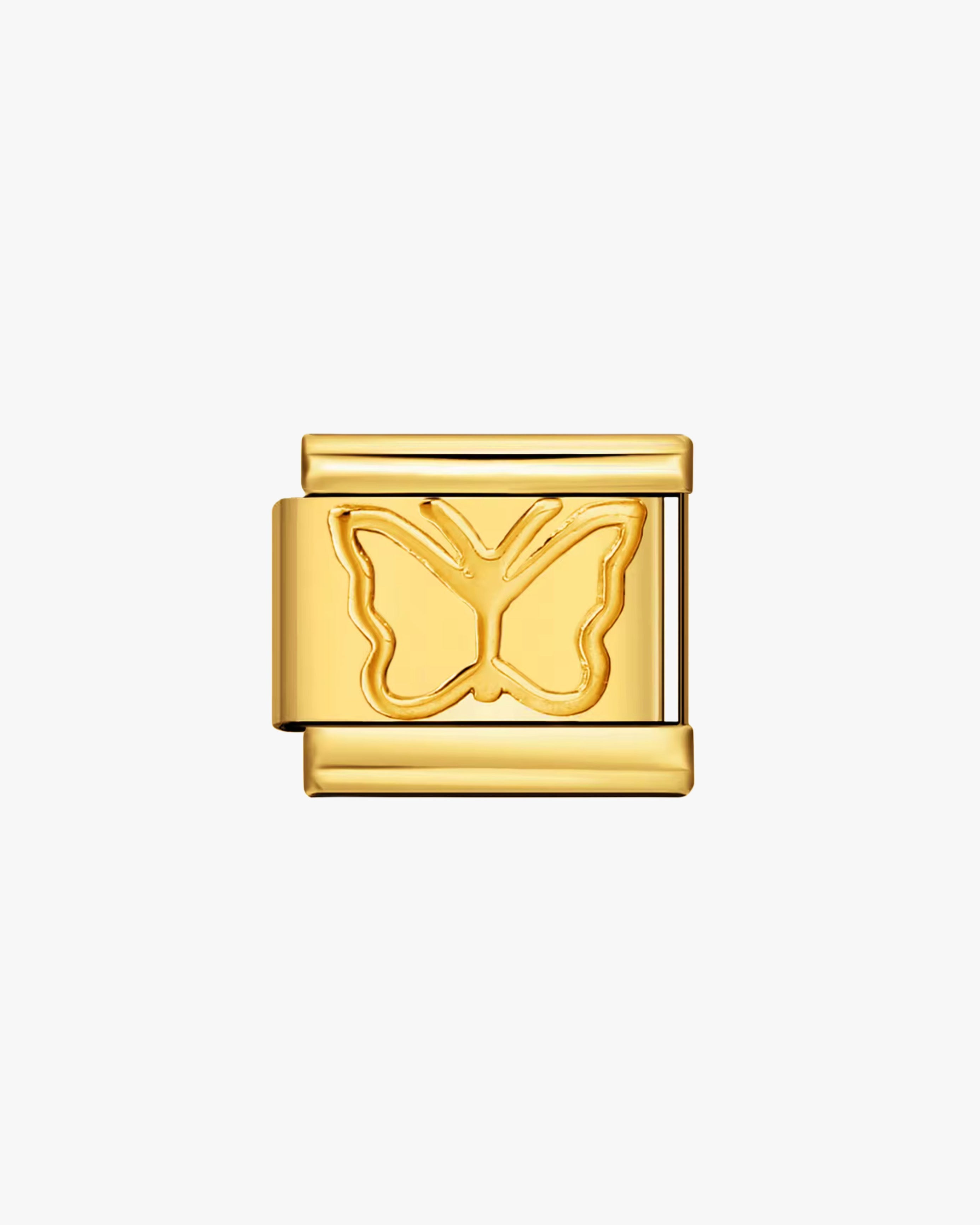 GOLD BUTTERFLY CHARM - GOLD