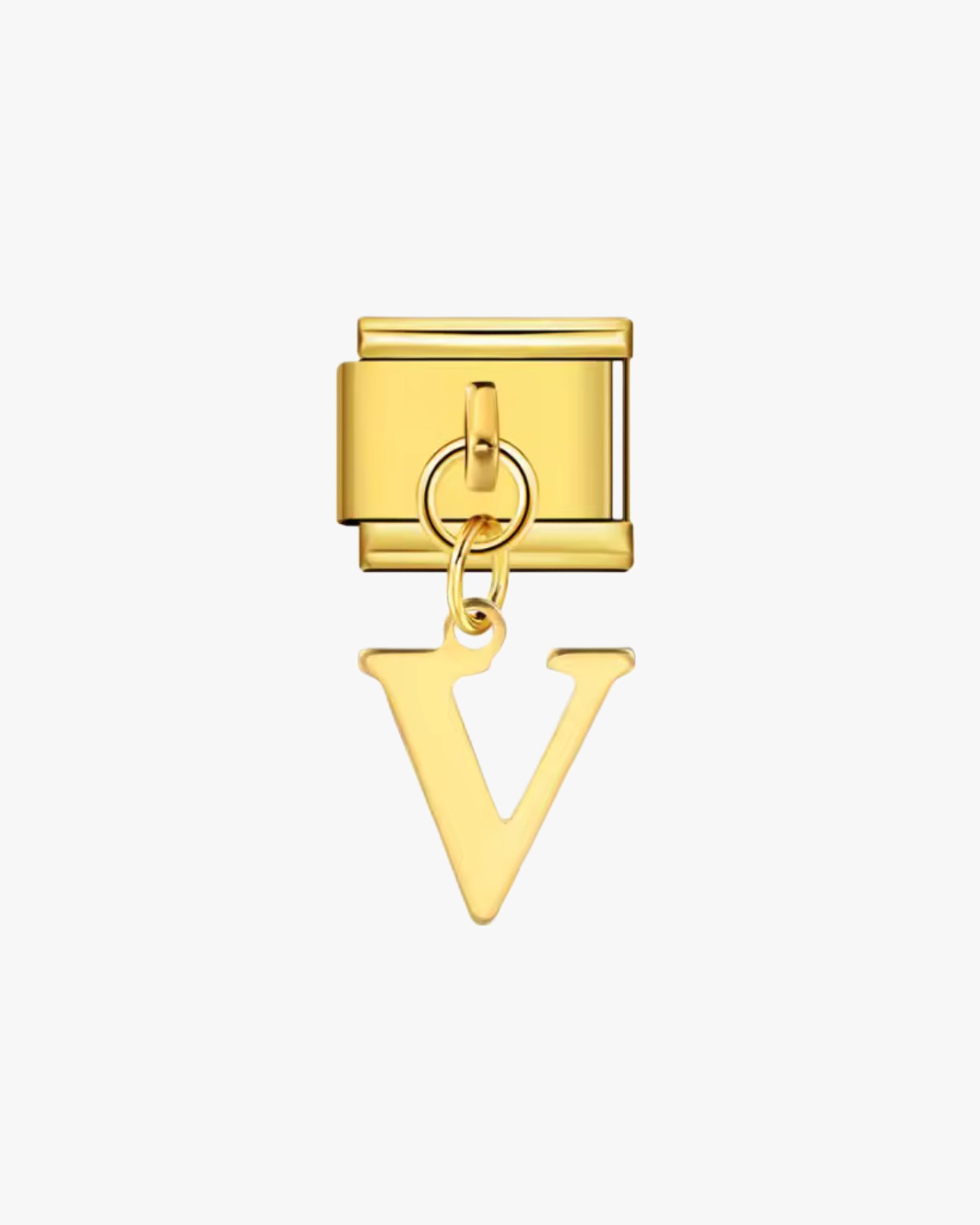 V LONG CHARM - GOLD