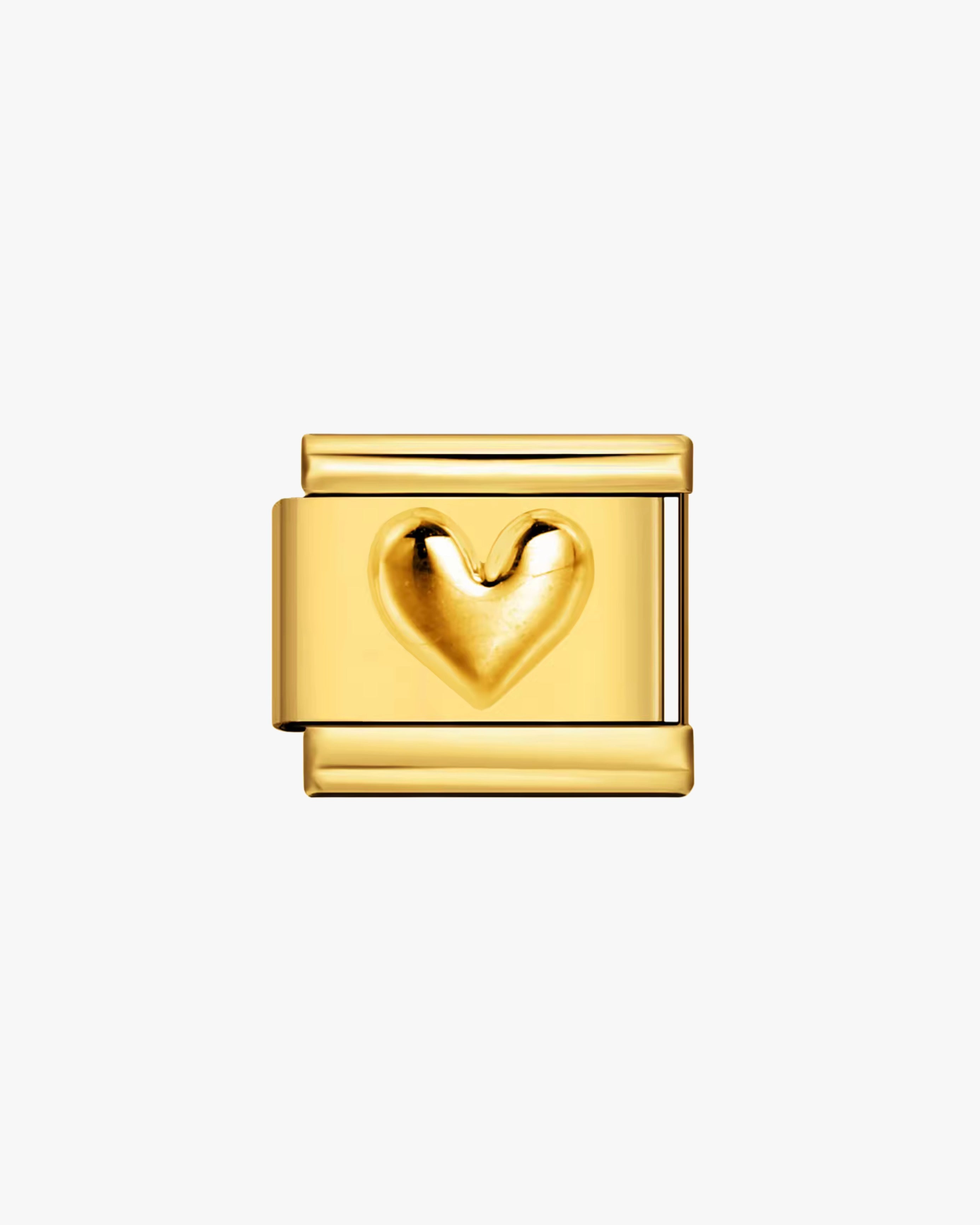 GOLD HEART CHARM - GOLD