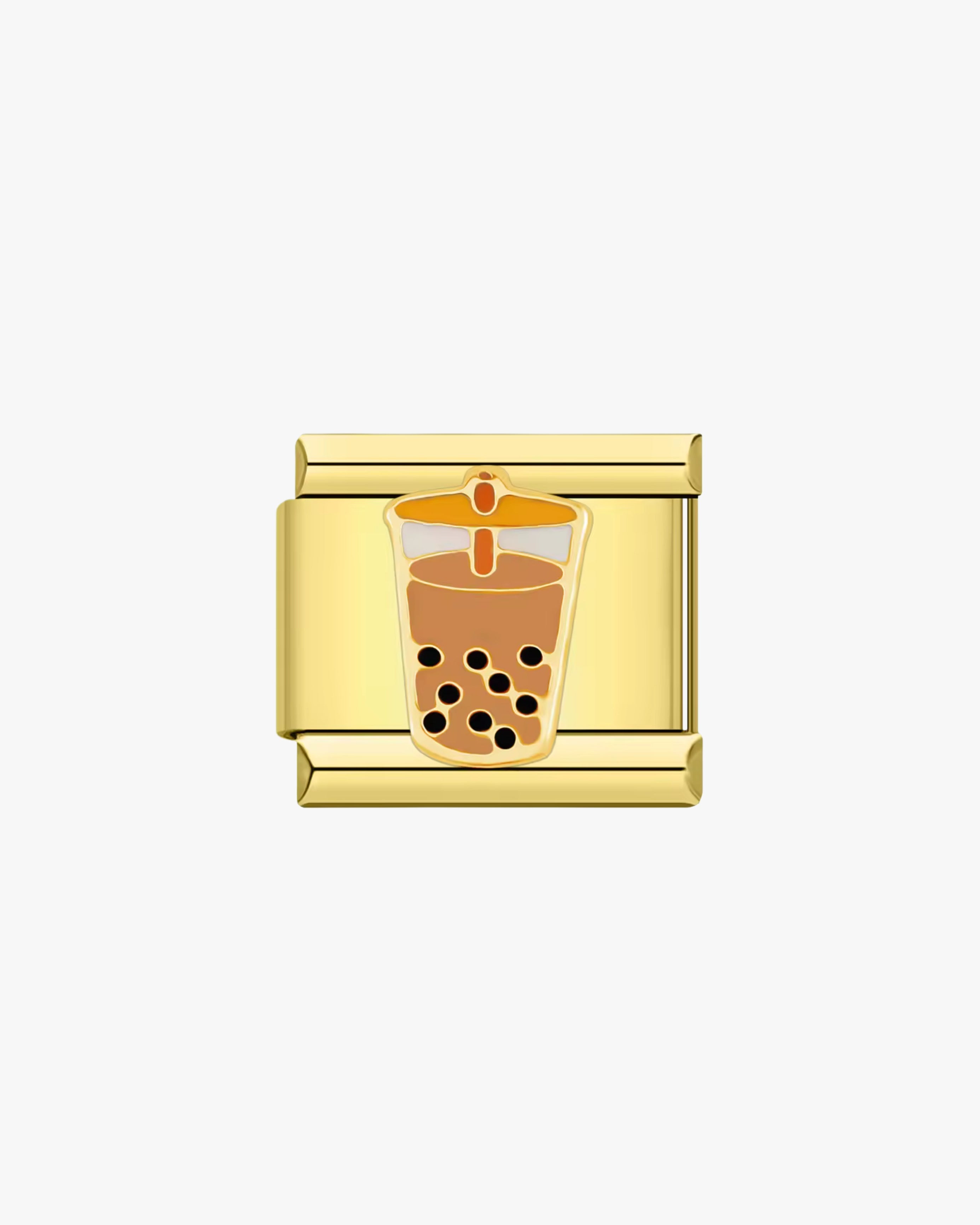 BUBBLE TEA CHARM - GOLD