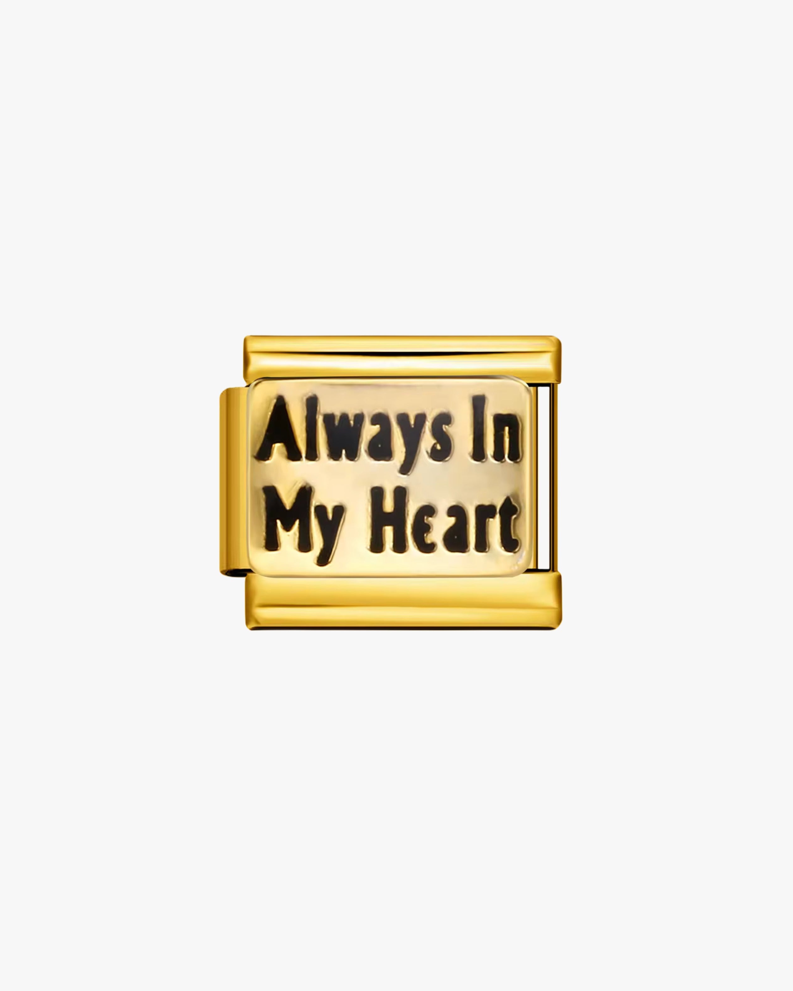 ALWAYS IN MY HEART CHARM - GOLD
