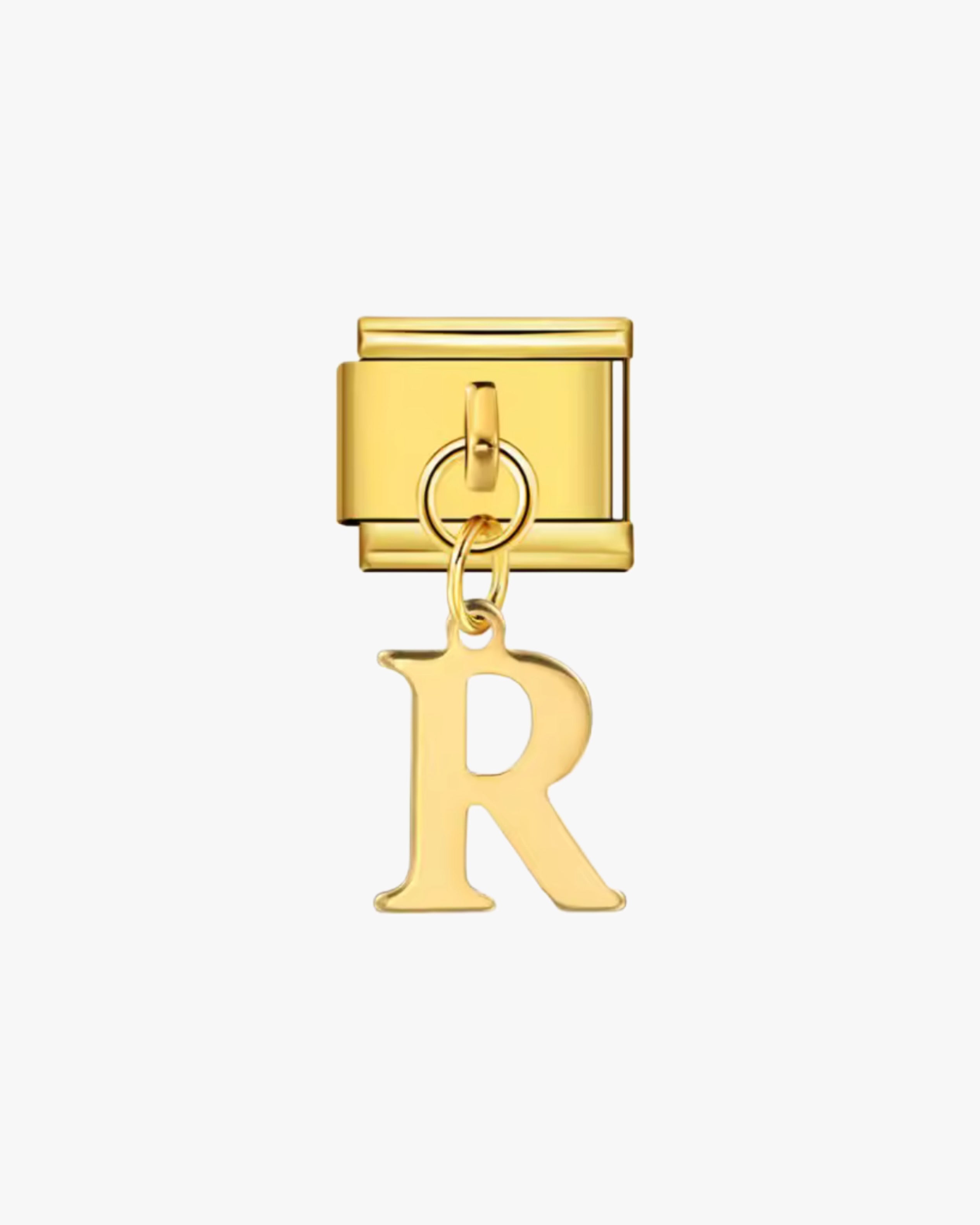 R LONG CHARM - GOLD